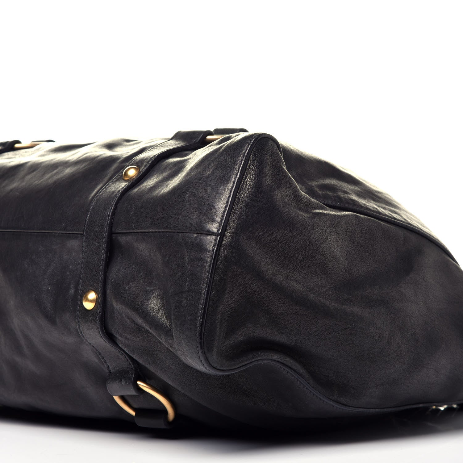 Miu Miu Nappa Spring Tote Black 10 of 10
