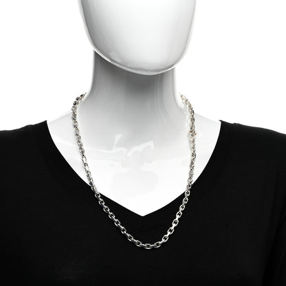 Tiffany Sterling Silver 18K Yellow Gold Makers Chain Necklace 24" 2 of 4