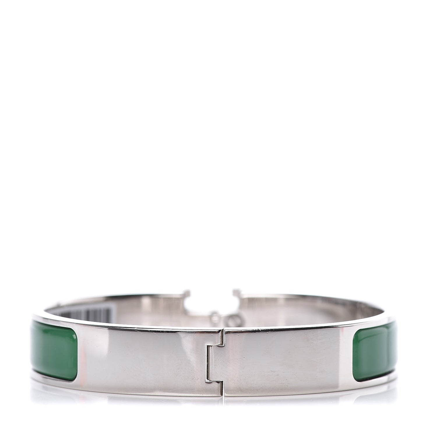 Enamel Narrow Clic Clac H Bracelet GM Vert Sapin