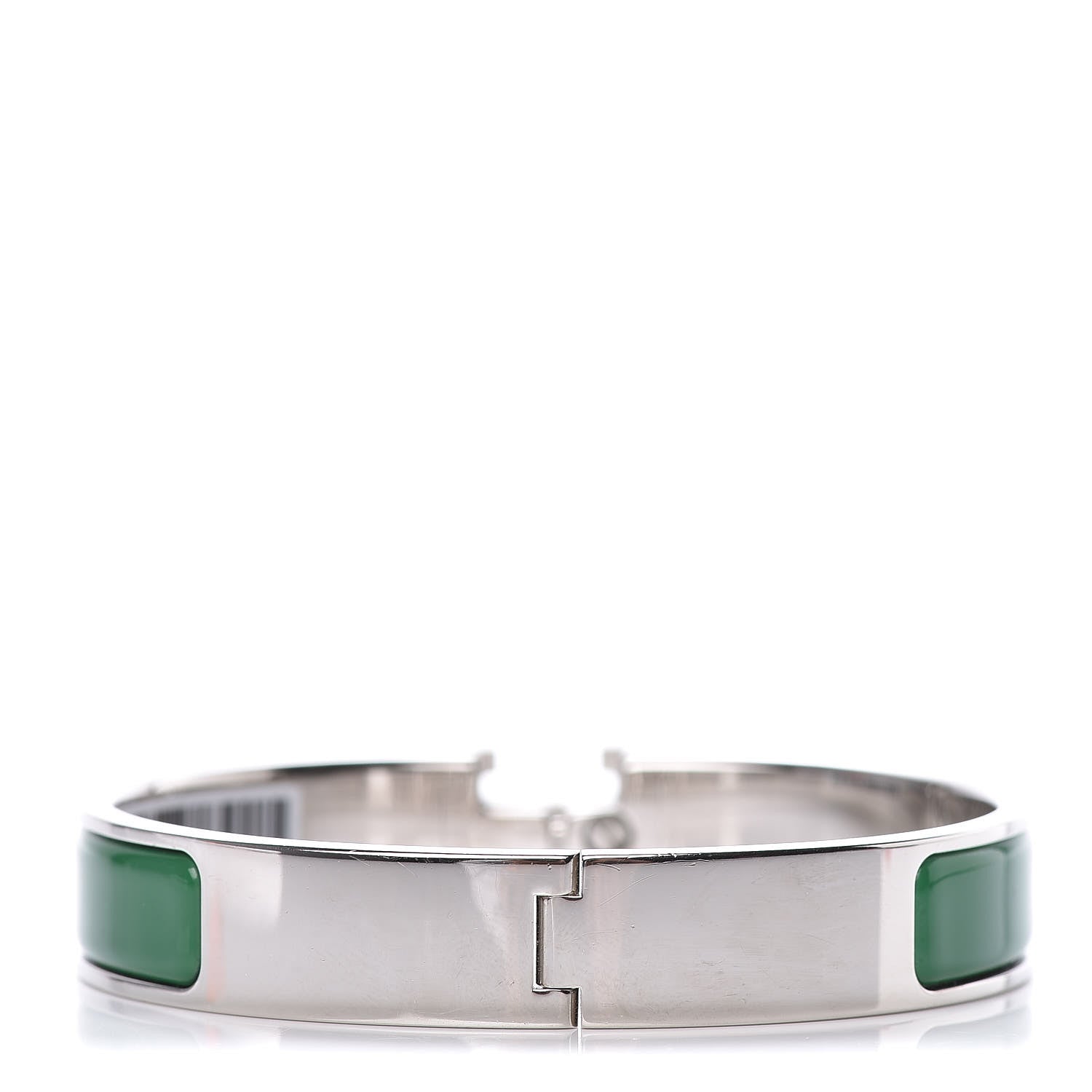 Hermes Enamel Narrow Clic Clac H Bracelet GM Vert Sapin 4 of 5