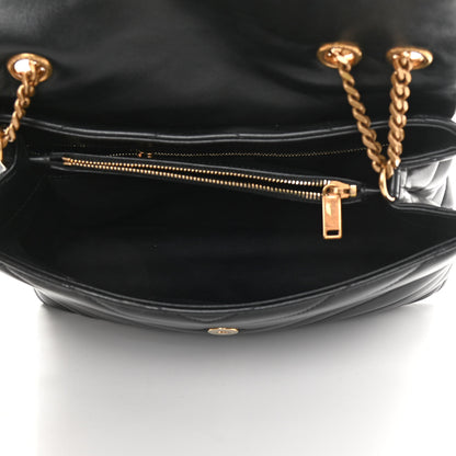 Saint Laurent Calfskin Y Quilted Monogram Medium Loulou Chain Satchel Black 5 of 14