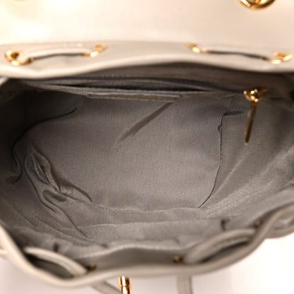 Chanel Calfskin Quilted Mini Urban Spirit Backpack Grey 4 of 9