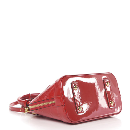 Louis Vuitton Vernis Alma BB Cherry 5 of 11