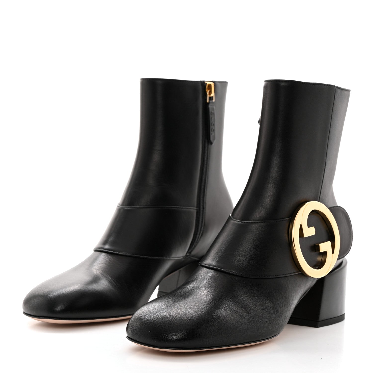 Gucci Malaga Kid GG Blondie 55mm Ankle Boots 36.5 Black 3 of 9