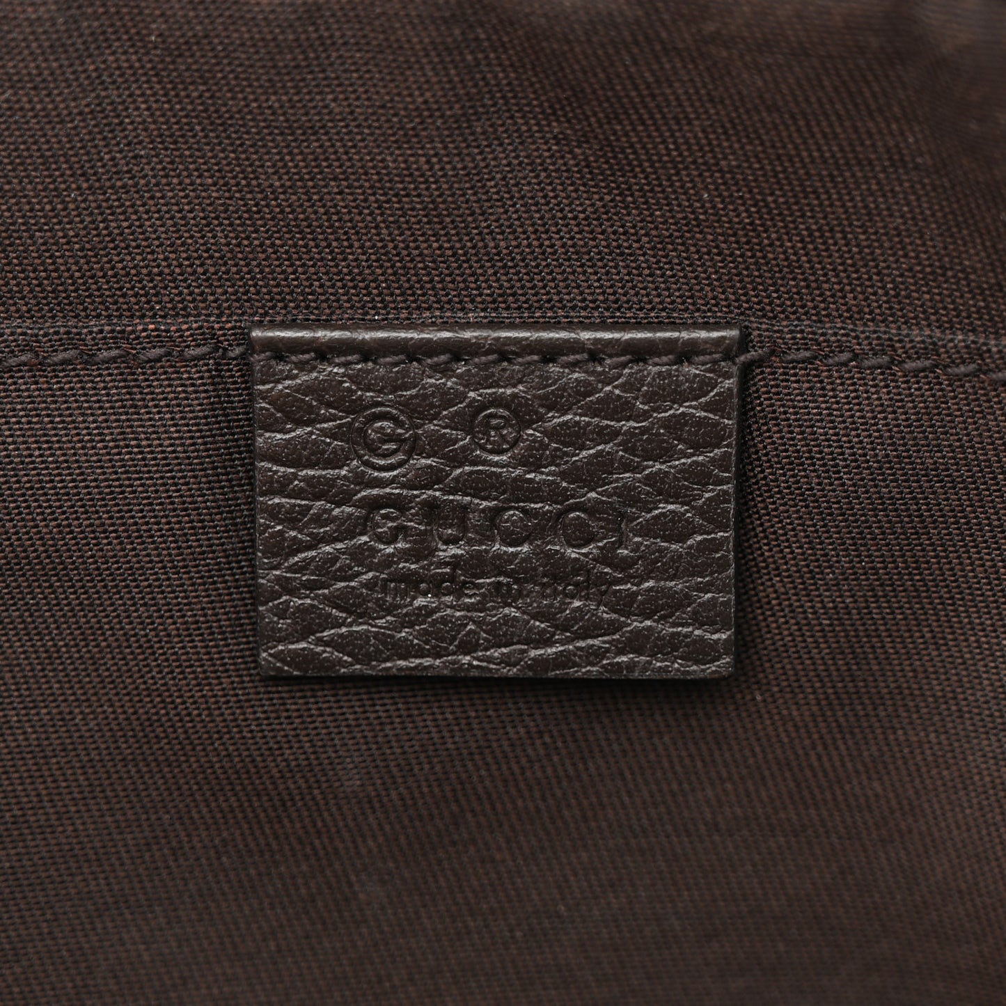 Monogram Dollar Calfskin Belt Bag Beige Ebony Testa di Moro Marrone Scuro