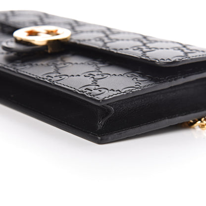 Gucci Guccissima Icon Chain Wallet Black 10 of 10
