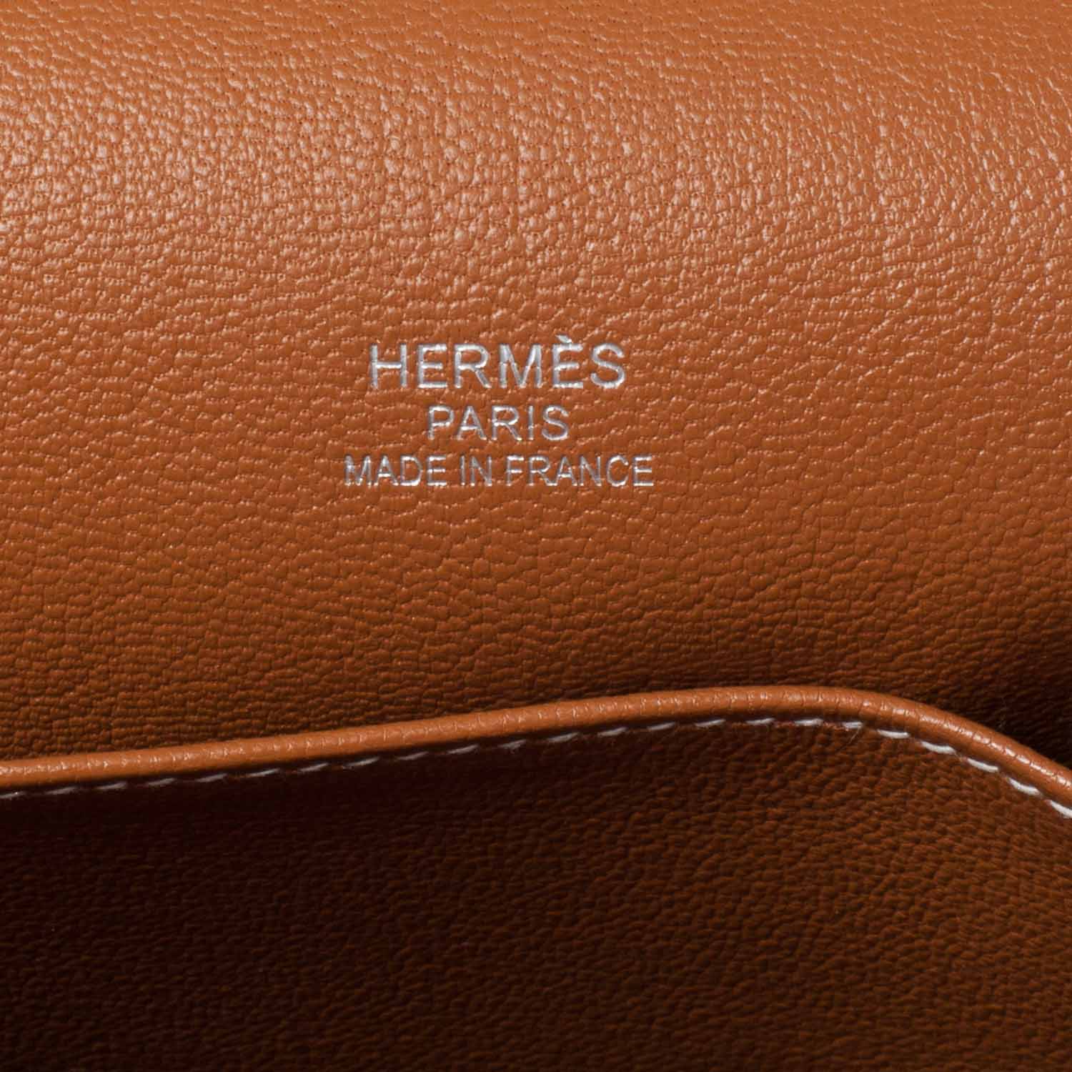 Hermes Taurillon Clemence Jypsiere 37 Gold 8 of 10