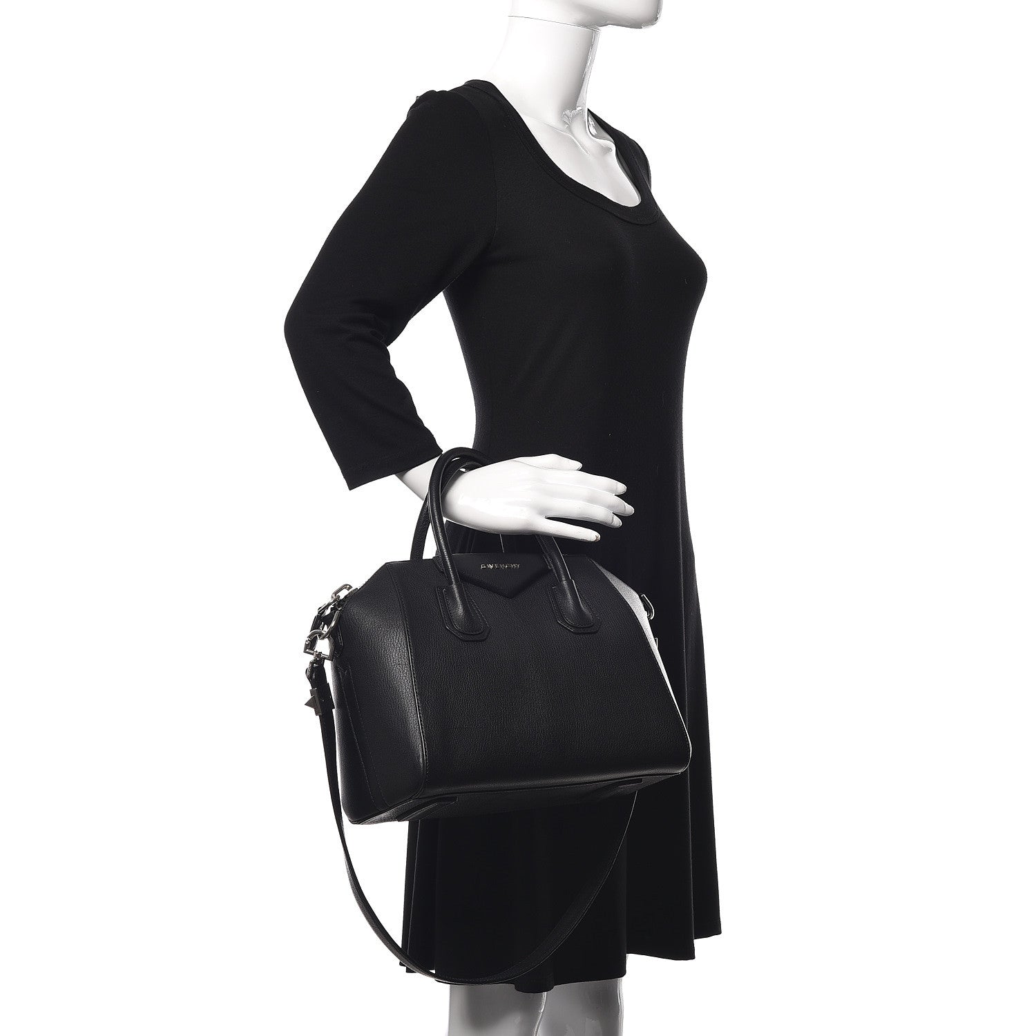 Givenchy Sugar Goatskin Small Antigona Black 3 of 13