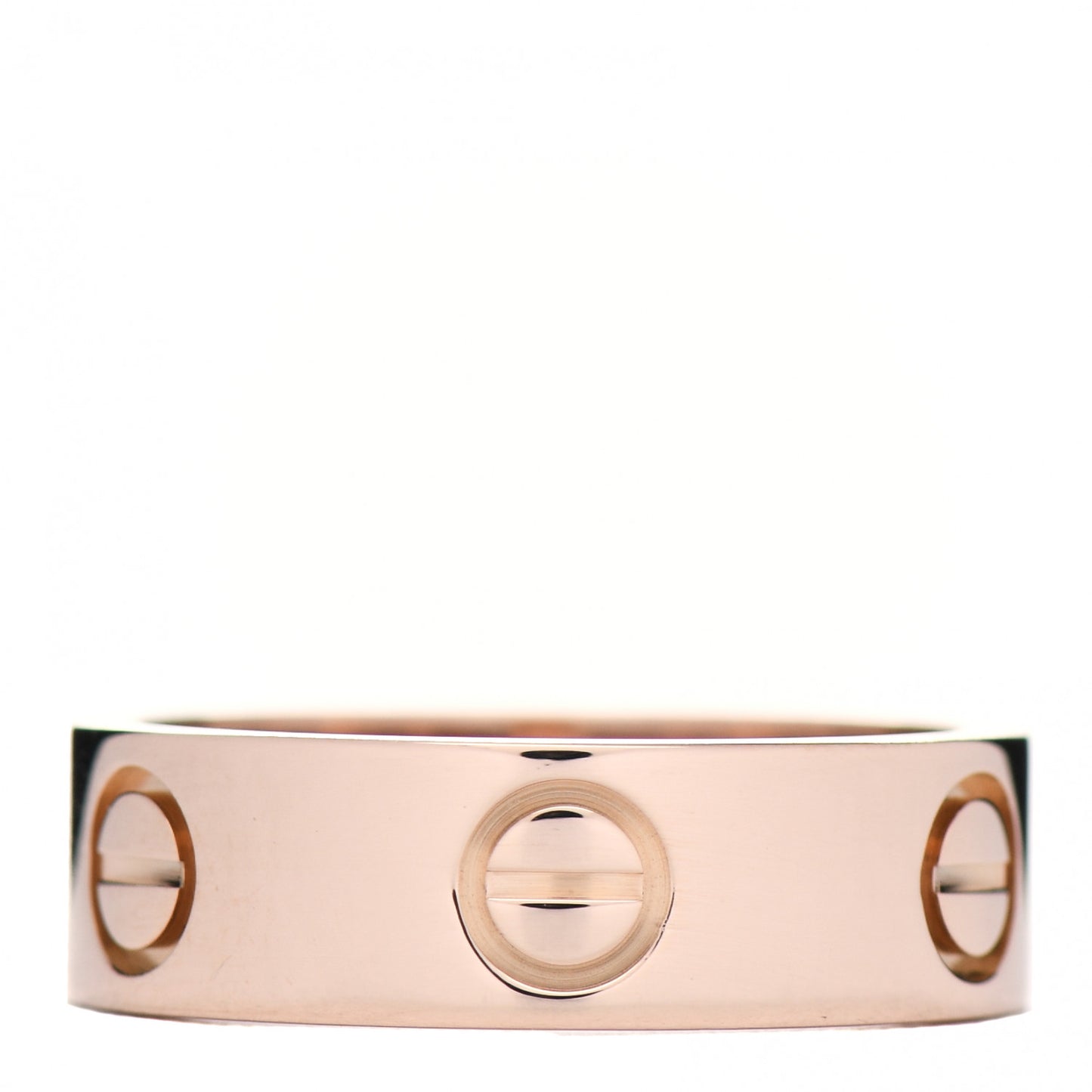18K Pink Gold 5.5mm LOVE Ring 50 5.25