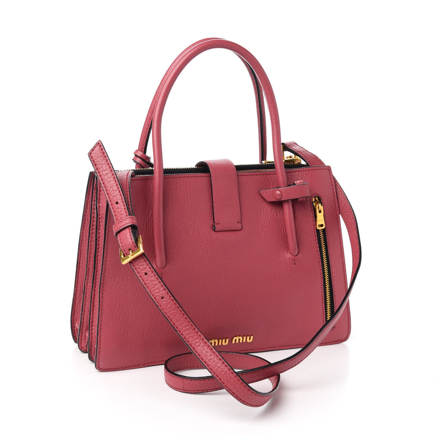 Goatskin Madras Tote Peonia