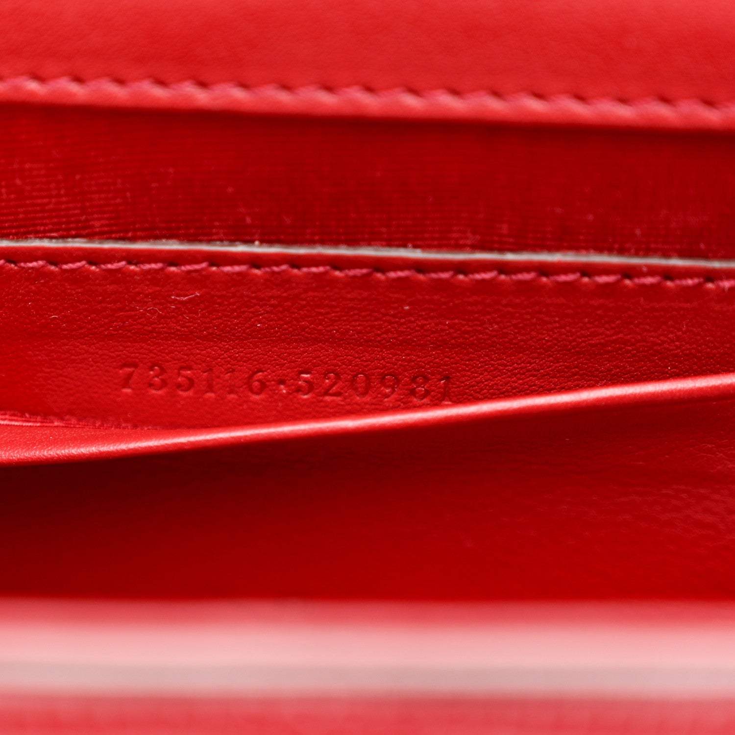 Gucci Moire Fabric Calfskin Rhinestone Monogram Monochrome Lizard Embossed Mini Bamboo 1947 Top Handle Chain Bag Red 7 of 10