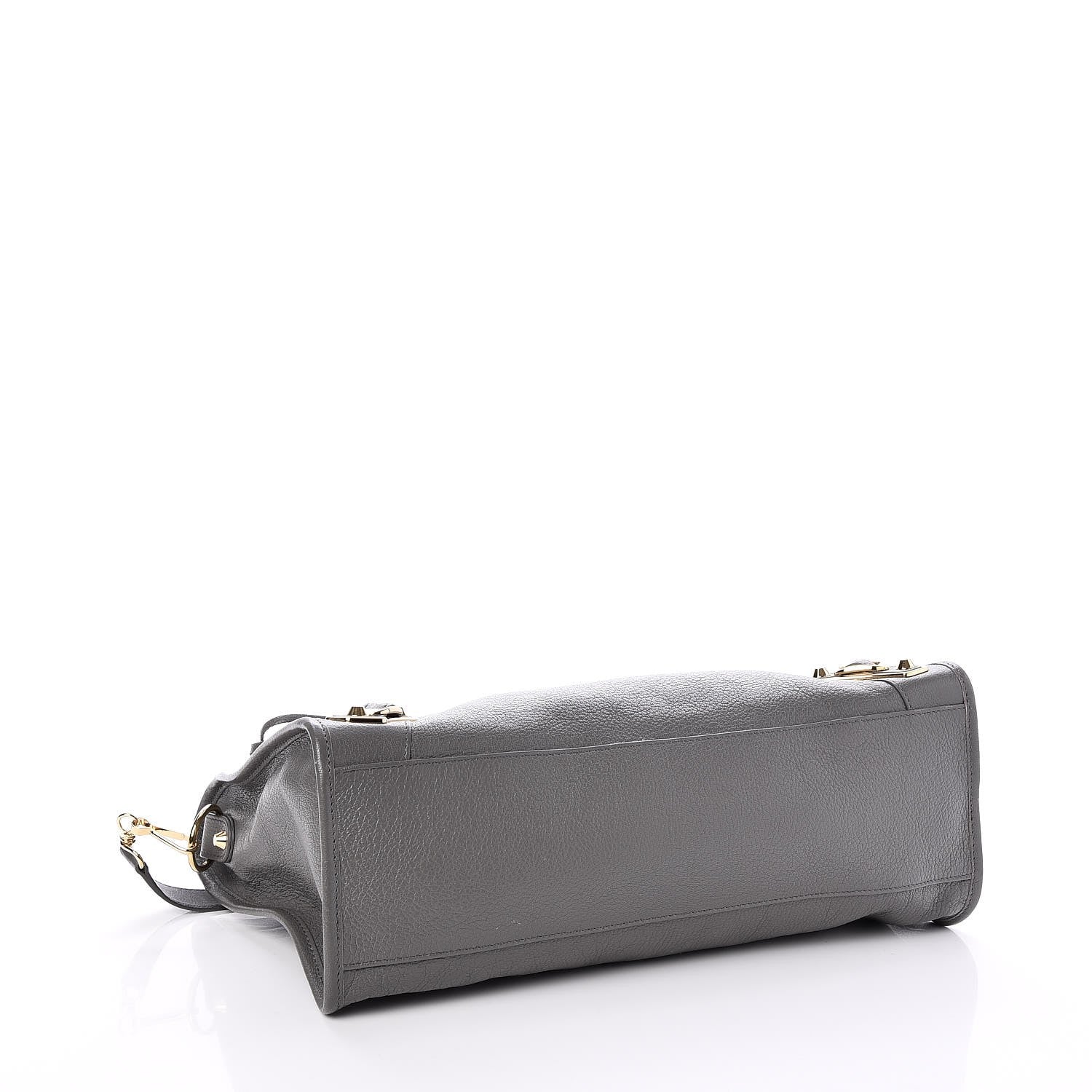 Balenciaga Chevre Gold Metallic Edge Hardware City Gris Acier 4 of 7