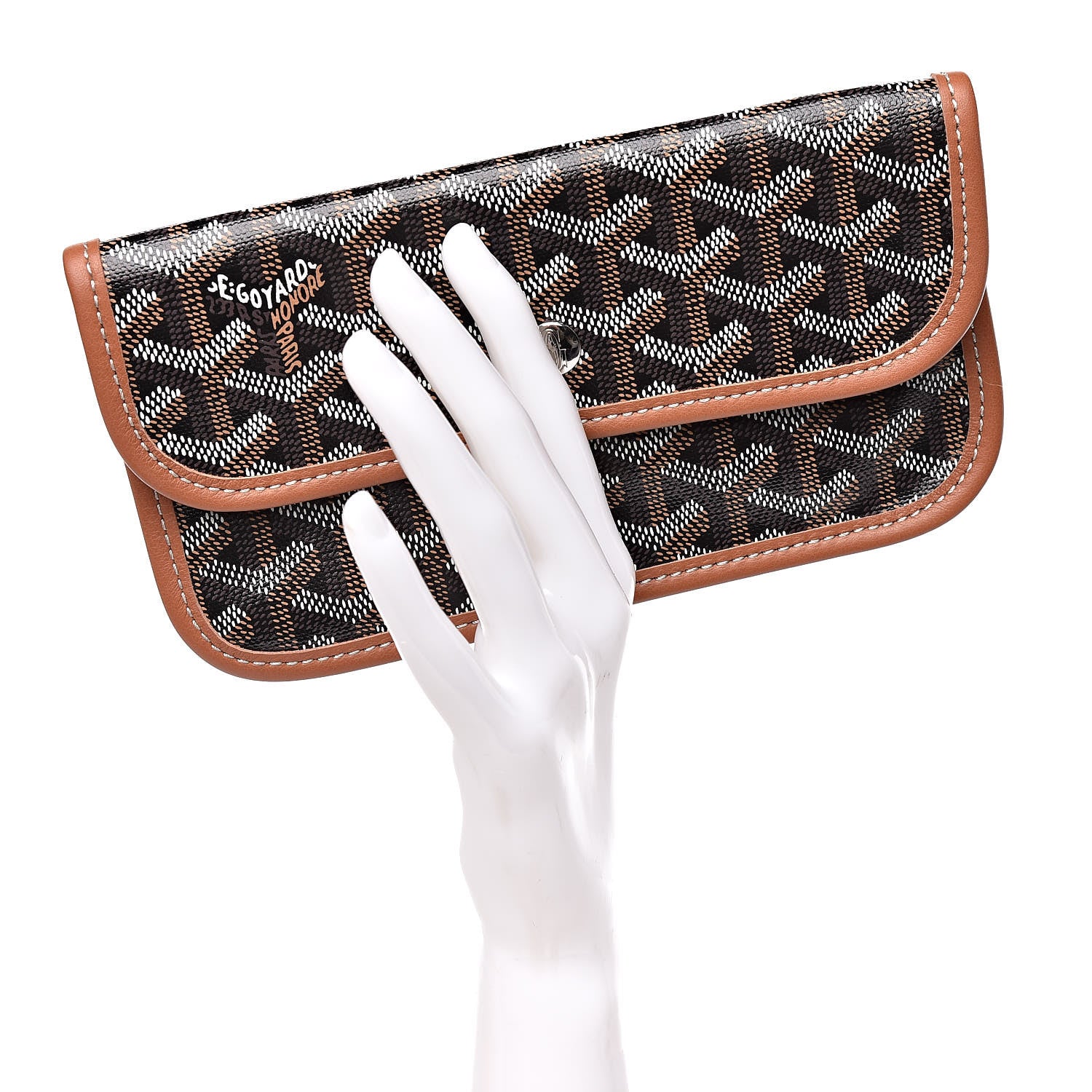 Goyard Goyardine Pouch Black Gold 2 of 6