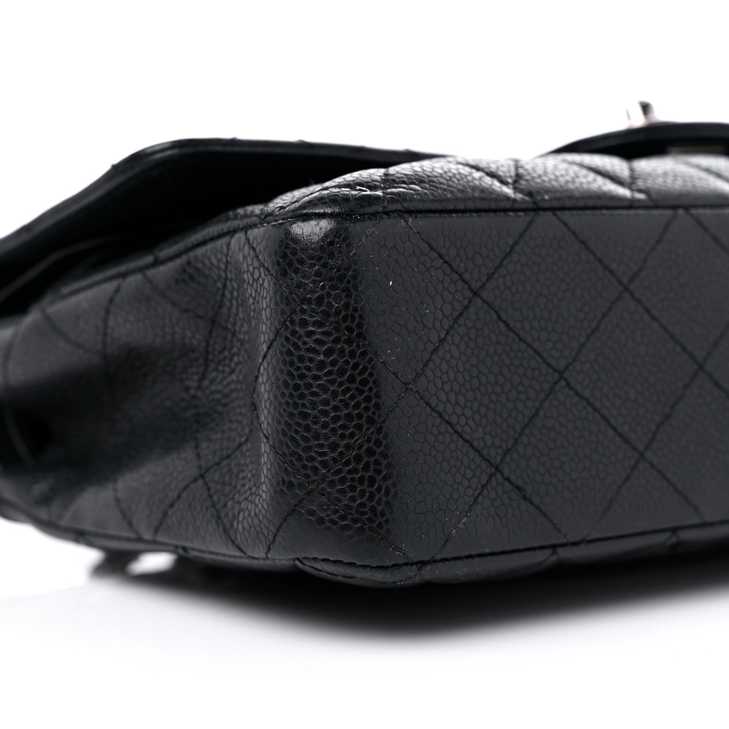 Chanel Caviar Quilted Medium Double Flap Black 8 of 11