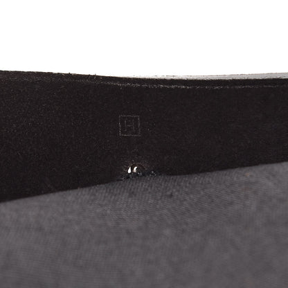 Hermes Toile Vache Calfskin Herbag Clutch Black 7 of 7
