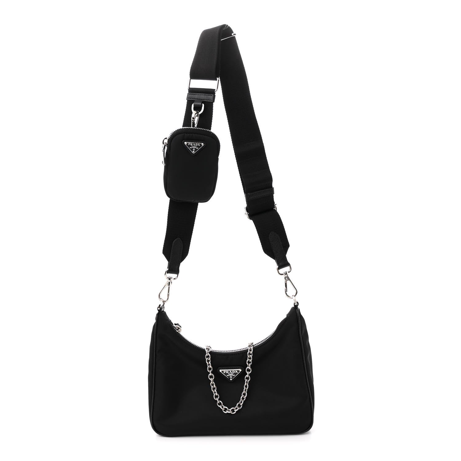 Prada Nylon Re-Edition 2005 Shoulder Bag Black 1 of 11