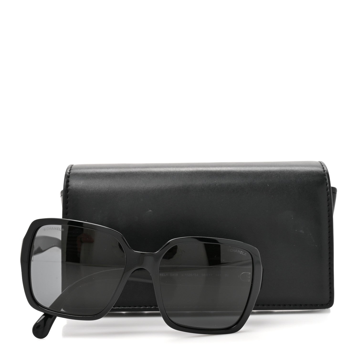 Chanel Acetate Square Sunglasses 5408 Black 8 of 8