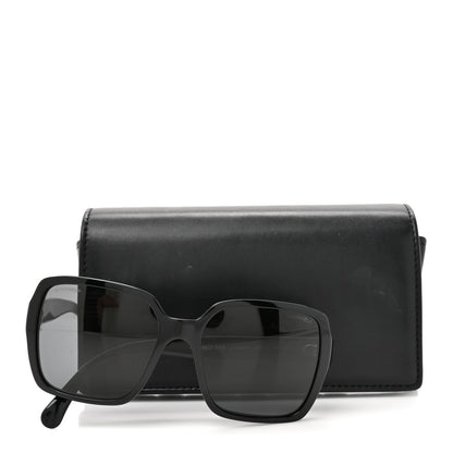 Chanel Acetate Square Sunglasses 5408 Black 8 of 8