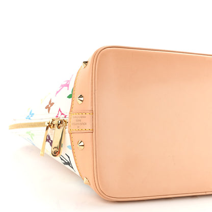 Louis Vuitton Monogram Multicolor Alma White 8 of 9