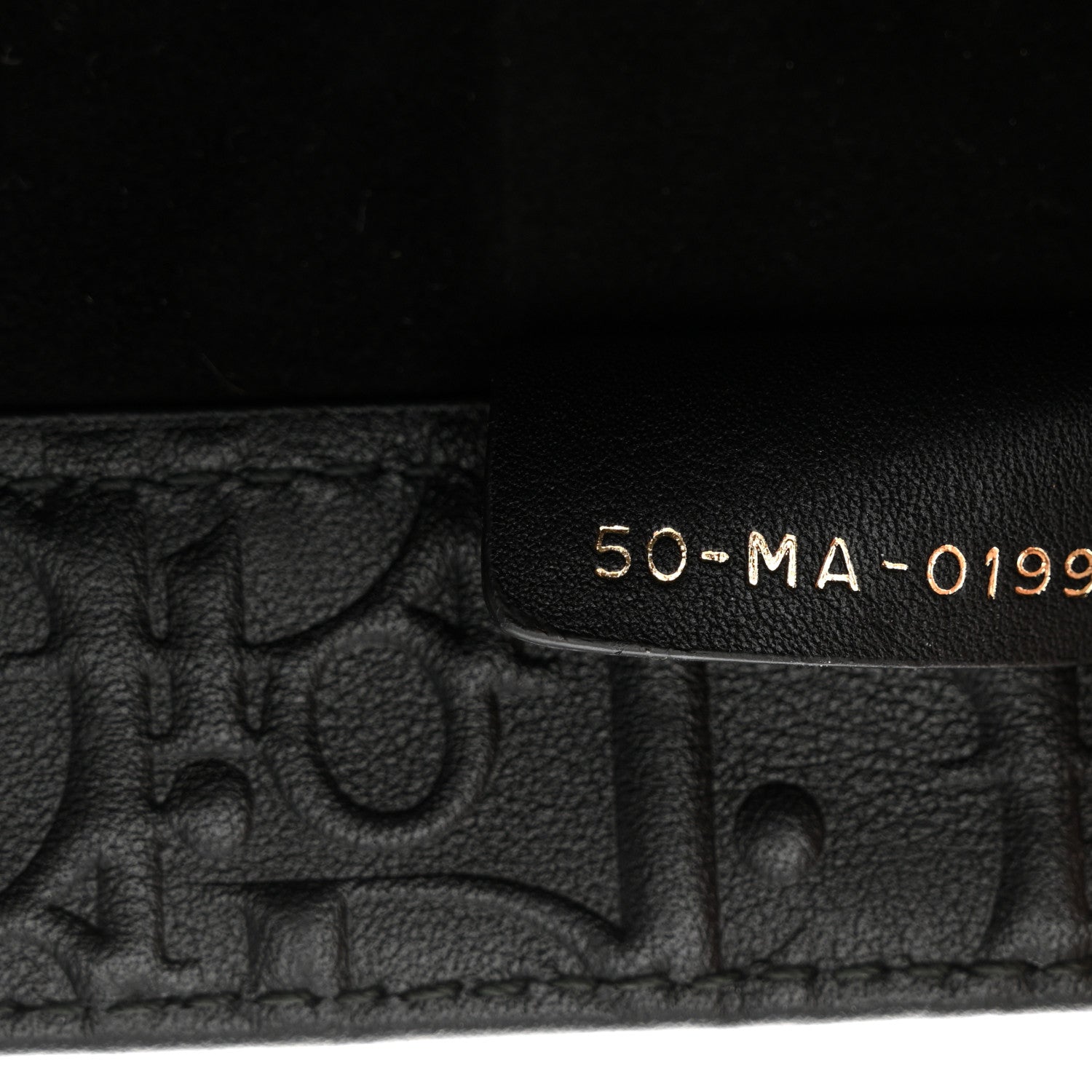 Christian Dior Oblique Calfskin Embossed Medium Book Tote Black 7 of 10