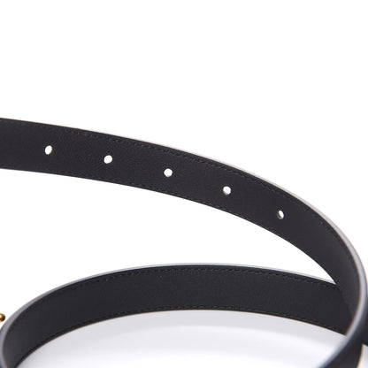 Gucci Calfskin Double G 20mm Belt 85 34 Black 6 of 6