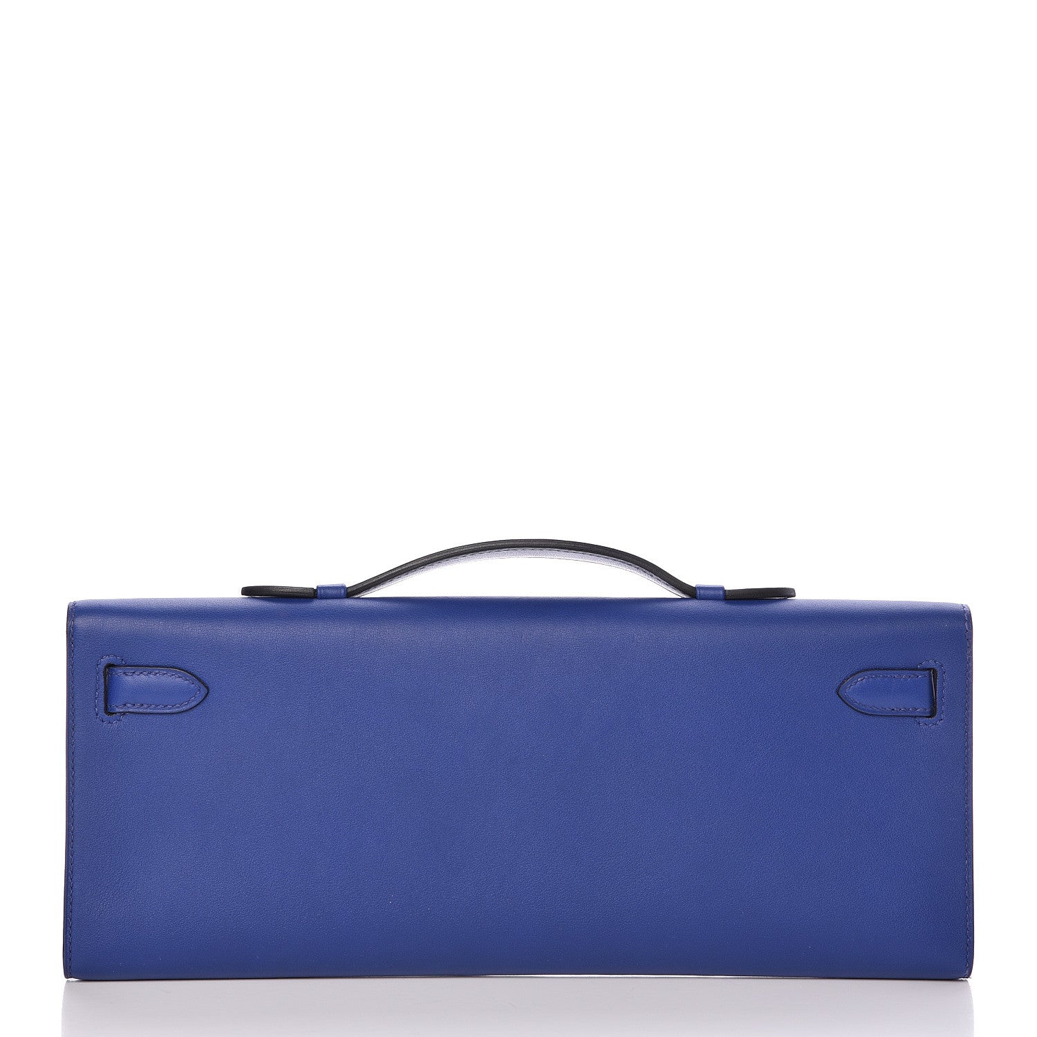 Hermes Swift Kelly Cut Clutch Pochette Bleu Electrique 4 of 26