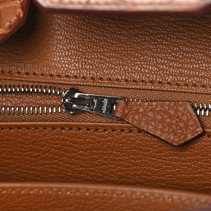 Hermes Togo Matte Alligator Birkin Touch 25 Gold 20 of 35
