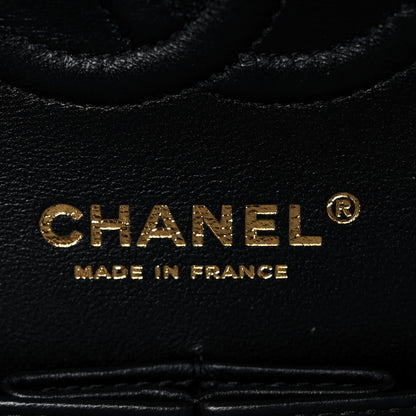 Chanel Lambskin Quilted Small Double Flap Black 4 of 8
