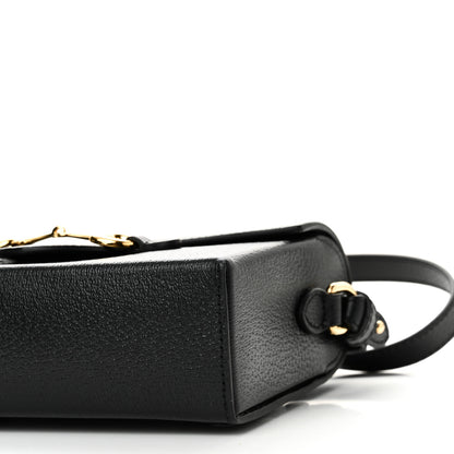 Gucci Calfskin Horsebit 1955 Shoulder Bag Black 10 of 10