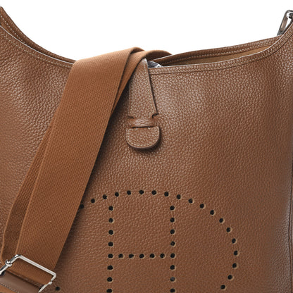 Hermes Taurillon Clemence Evelyne III GM Gold 9 of 9