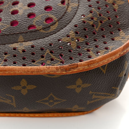 Louis Vuitton Monogram Perforated Musette Fuchsia 9 of 10
