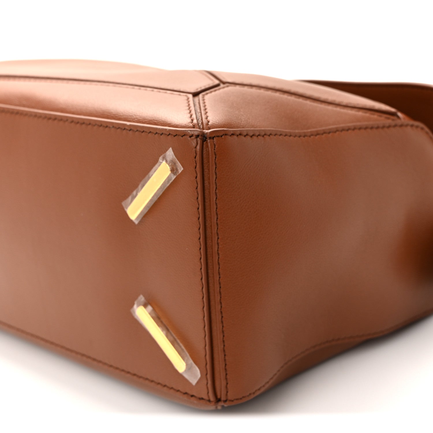 Loewe Nappa Lambskin Small Featherlight Puzzle Bag Pecan 9 of 9