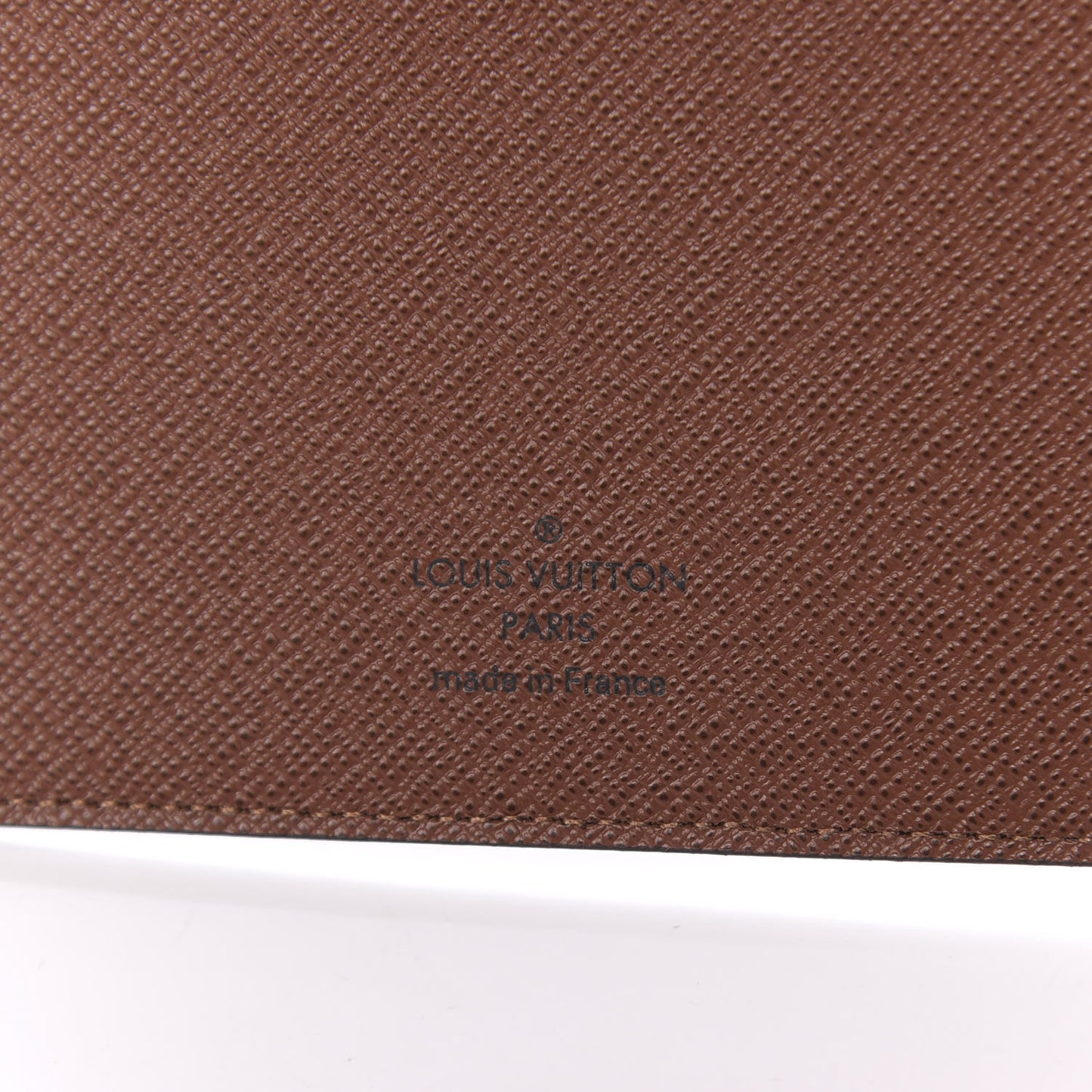 Monogram Desk Agenda Cover