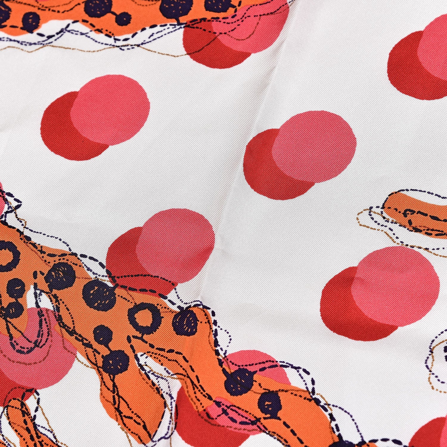 Louis Vuitton Silk Monogram Ramages Square Scarf 4 of 5