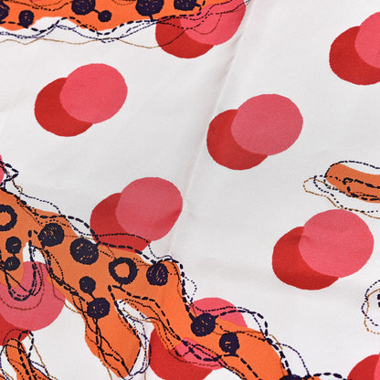 Louis Vuitton Silk Monogram Ramages Square Scarf 4 of 5