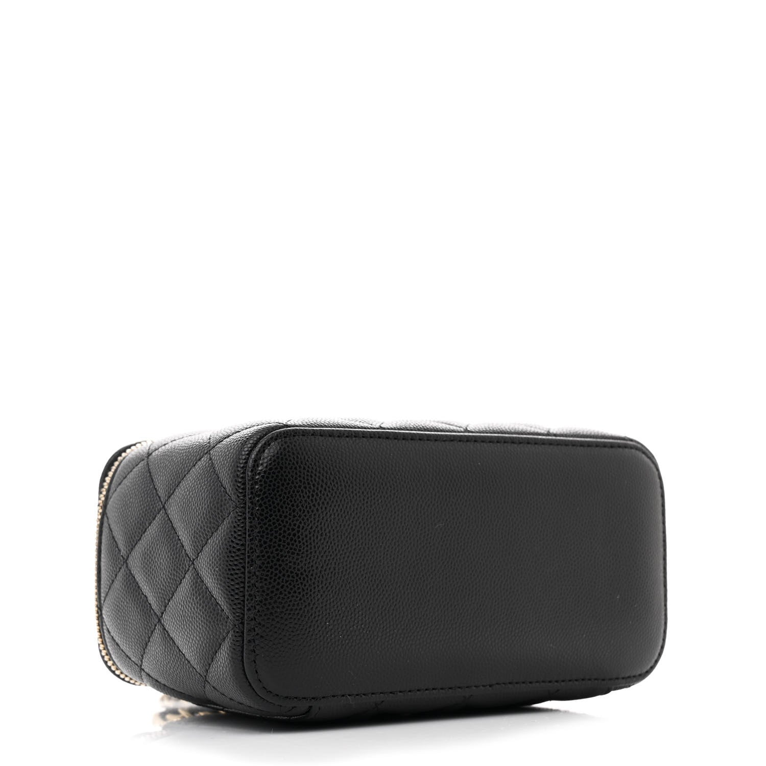Chanel Caviar Quilted Small Vanity Case With Chain Black 4 of 11