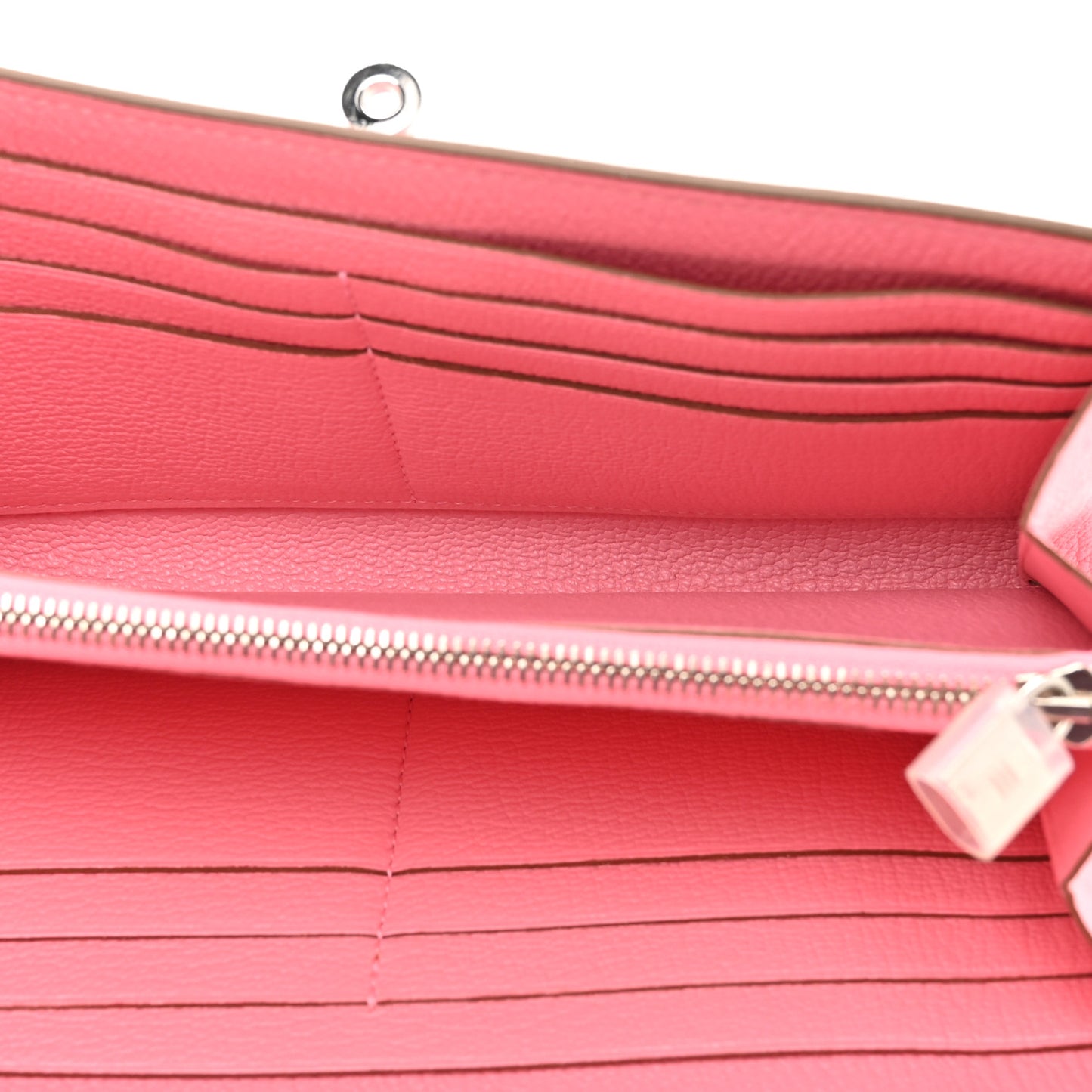 Chevre Mysore Kelly Longue Wallet Rose Confetti