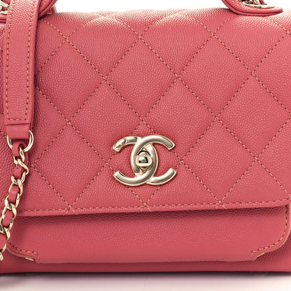 Chanel Caviar Quilted Small Business Affinity Flap Pink 8 of 11
