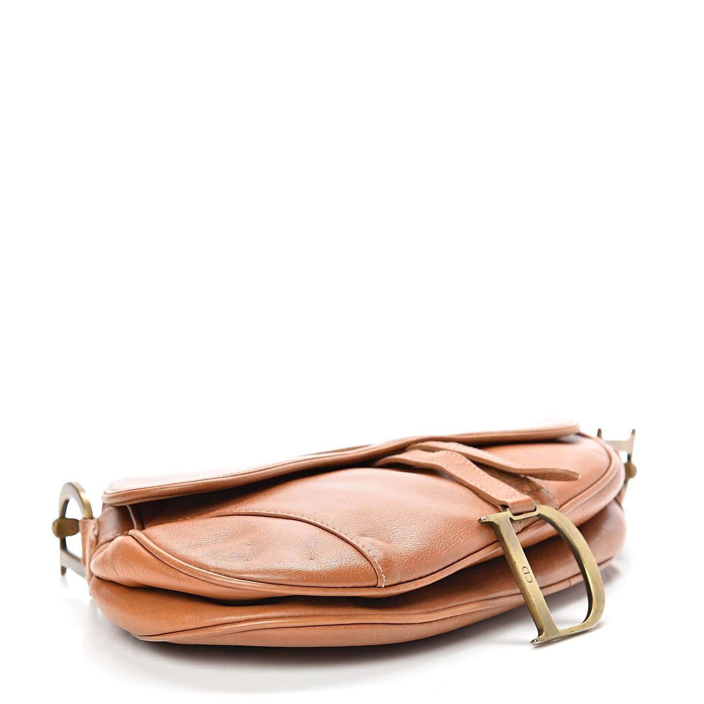 Calfskin Saddle Bag Tan