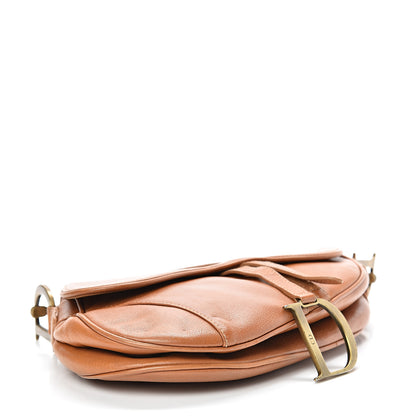 Christian Dior Calfskin Saddle Bag Tan 3 of 18