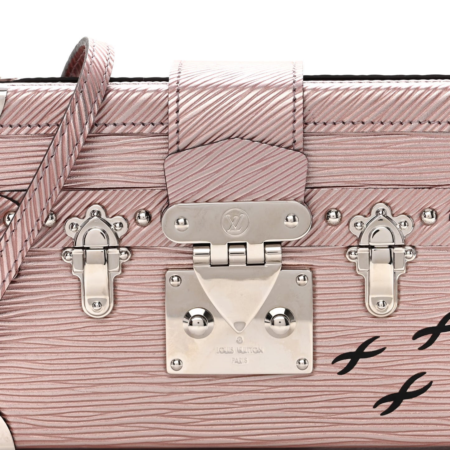 Epi Petite Malle Rose Gold