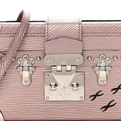 Louis Vuitton Epi Petite Malle Rose Gold 6 of 8