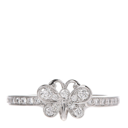 Tiffany Platinum Diamond Enchant Butterfly Ring 53 6.5 1 of 6