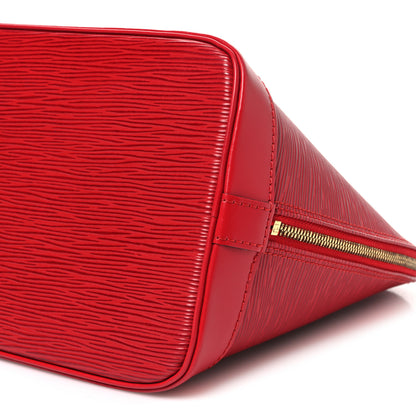 Louis Vuitton Epi Alma PM Castillan Red 9 of 9
