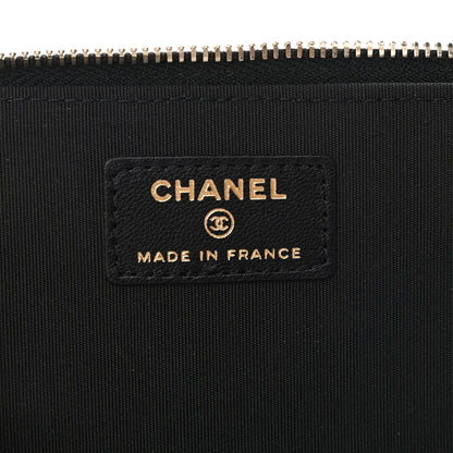 Chanel Lambskin Quilted Small Top Handle Vanity Case With Chain Black 6 of 11