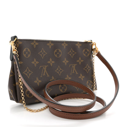 Louis Vuitton Monogram Pallas Clutch Black 3 of 10