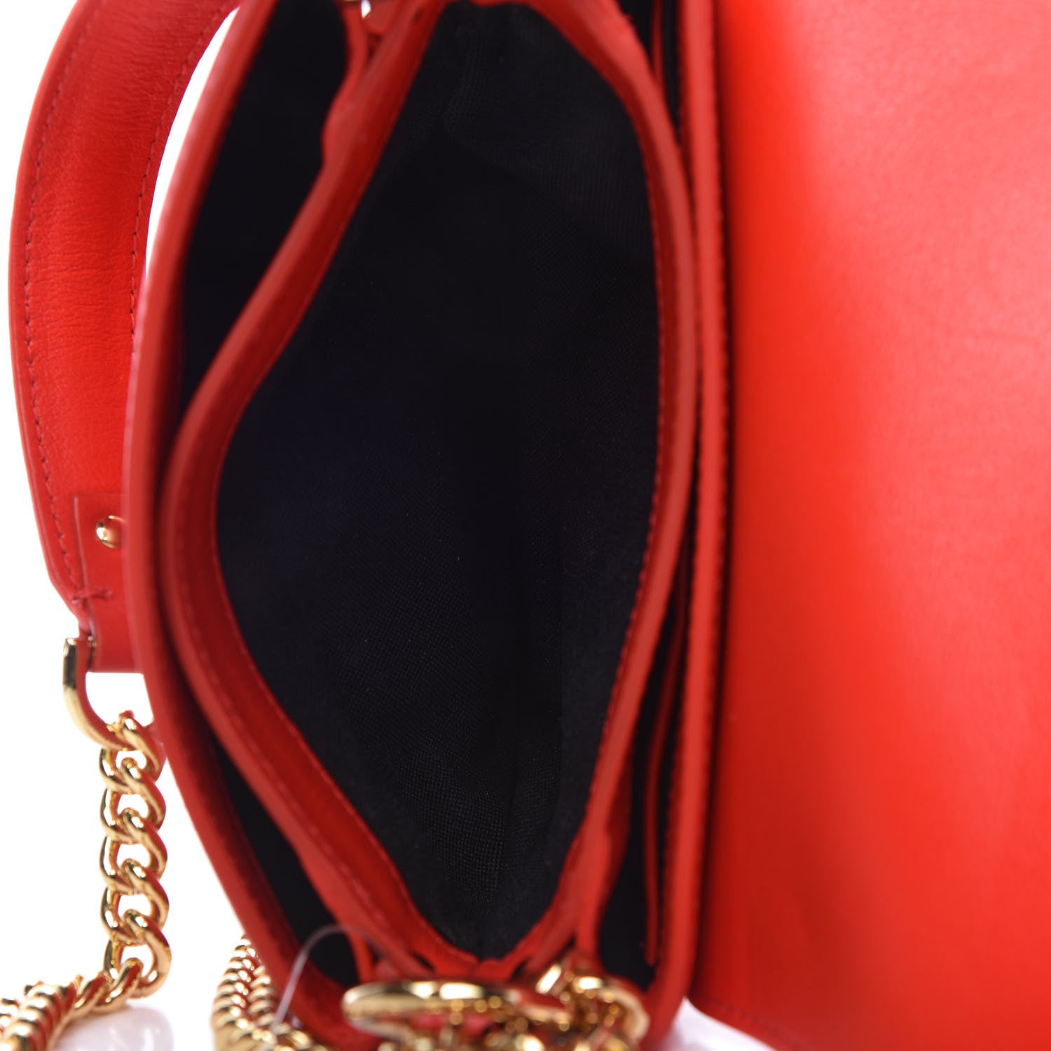Alexander McQueen Calfskin Small Twin Skull Chain Crossbody Red 5 of 10