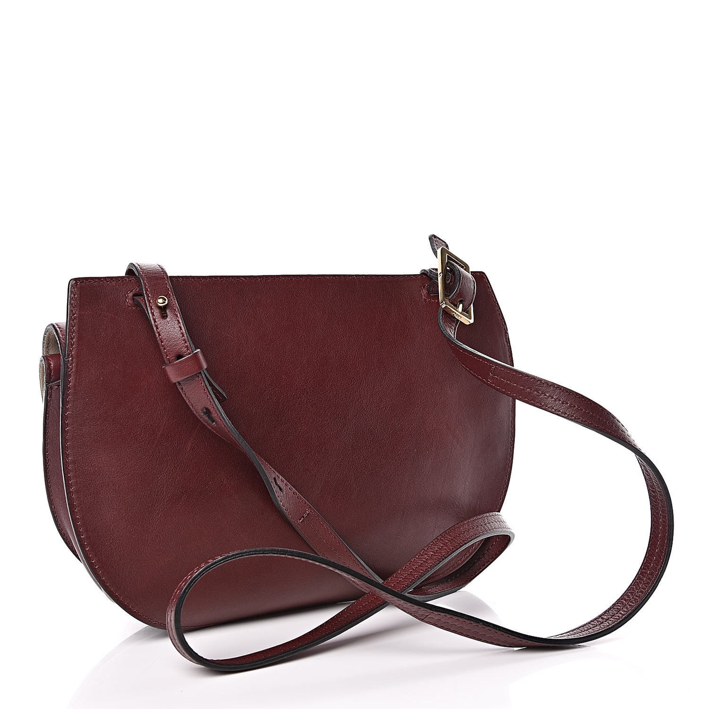 Calfskin Georgia Crossbody Bag Bordeaux