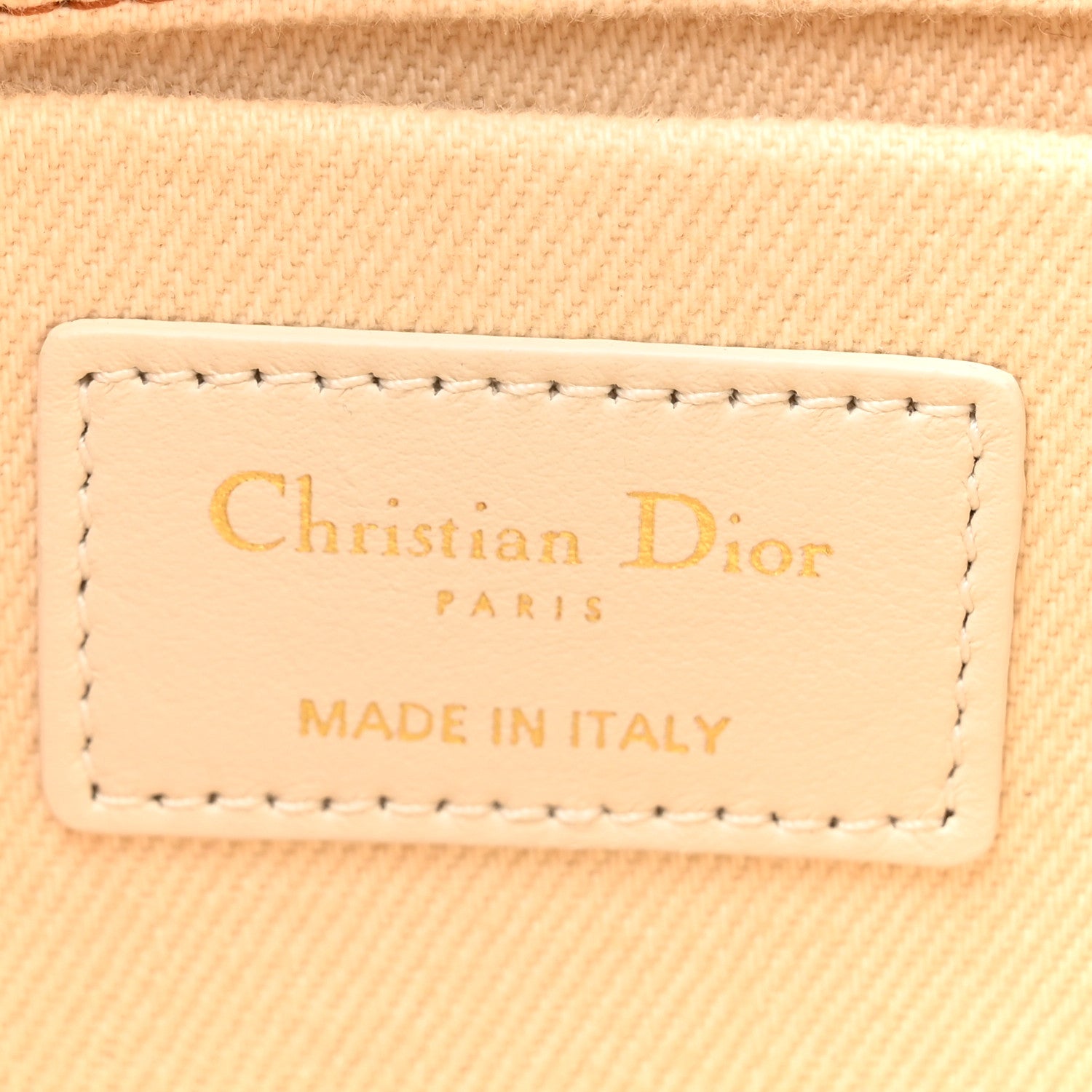 Christian Dior Denim Cannage Lady D-Joy White Blue 6 of 10