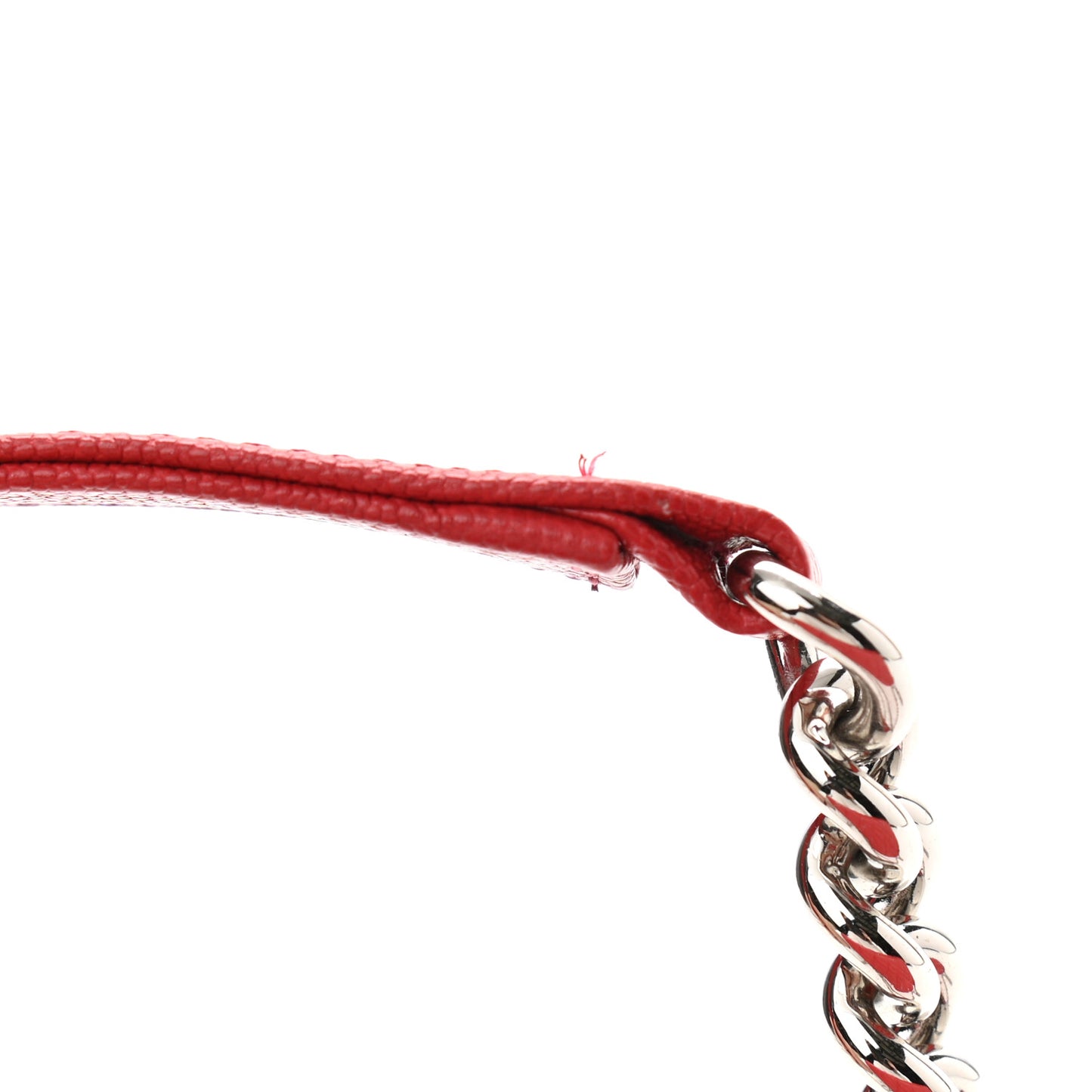 Caviar Quilted Boy Wallet On Chain WOC Red
